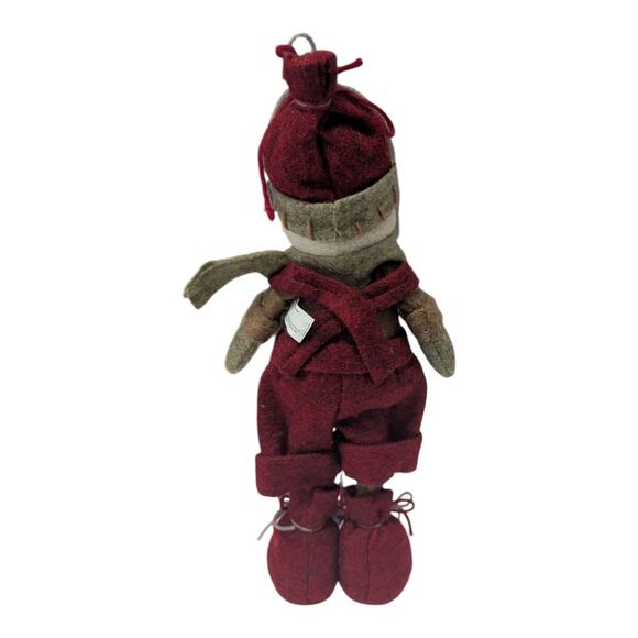 Christmas Holiday Standing Felt 15" Snowman - Picture 3 of 5